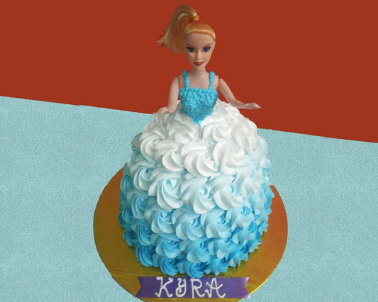 Barbie Doll Cake D3