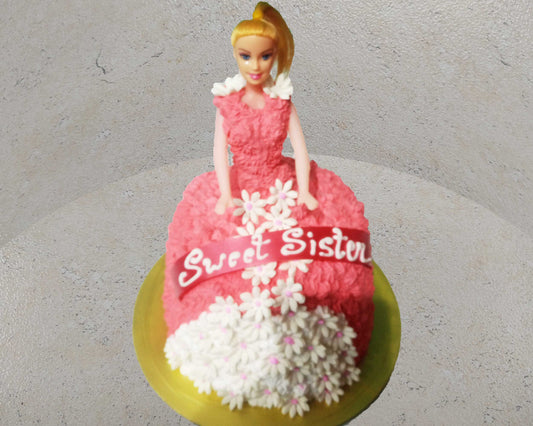 Barbie Doll Cake D5