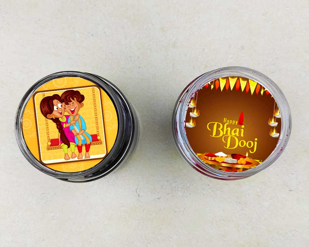 Happy Bhai Dooj Jar Combo - Large