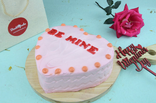 Be Mine Heart Cake