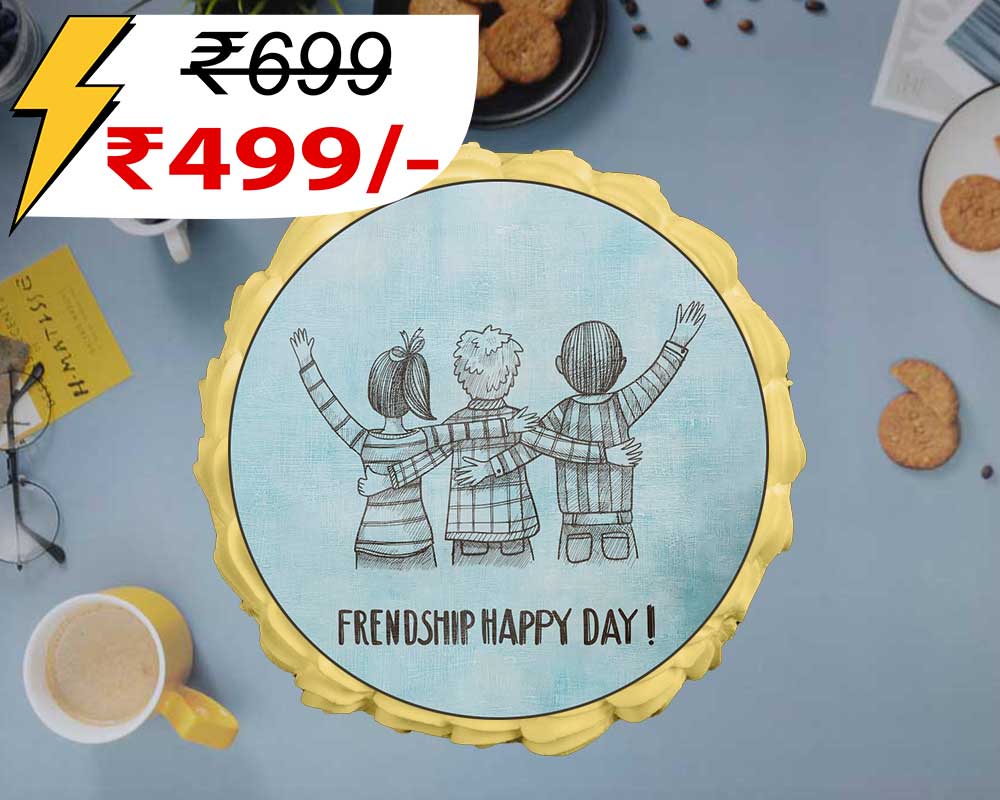 Friendship Sketch Cake