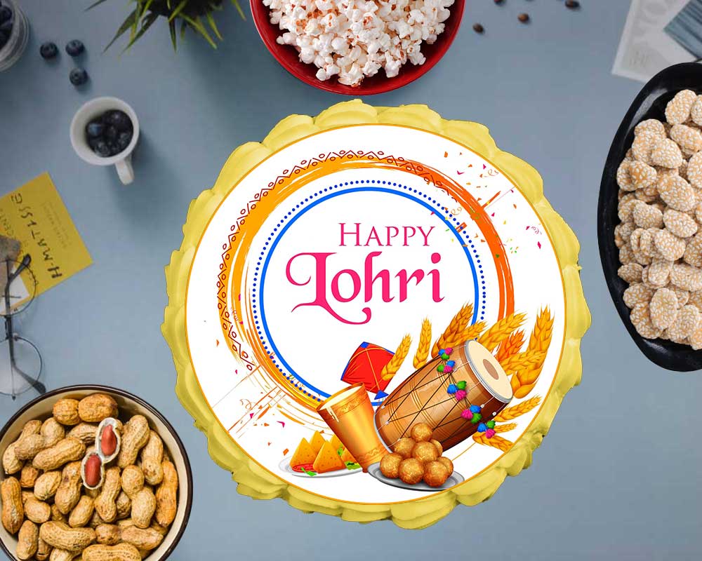 Happy Lohri Cake