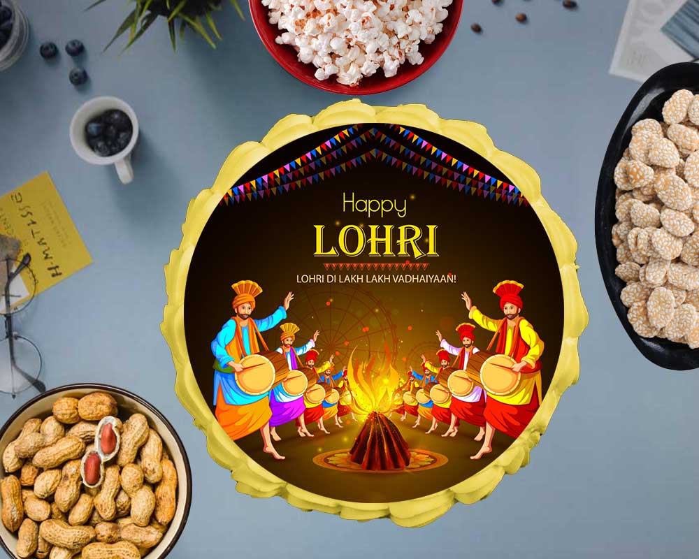 Lohri Celebration Cake