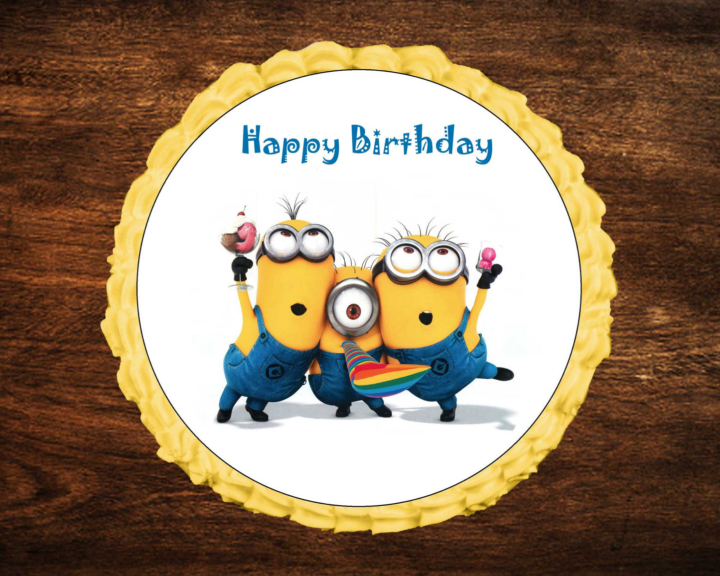 Yellow Blue Minion Cake