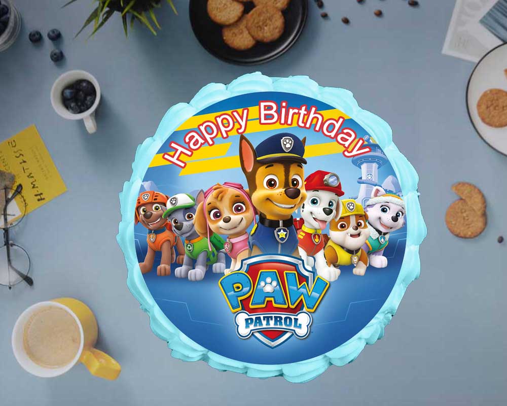 Paw Patrol Photo Cake