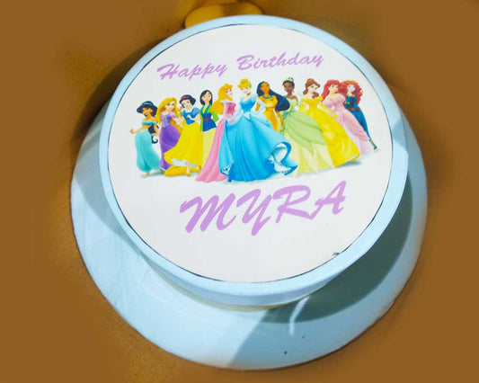 Princess Group Photo Cake