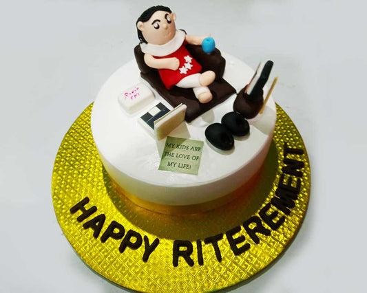 Retirement Character Cake