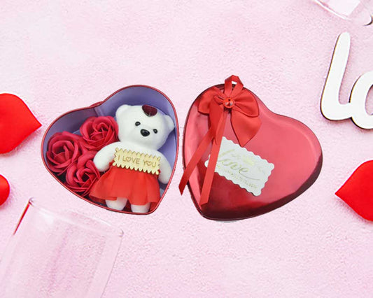 Teddy in Heart Box