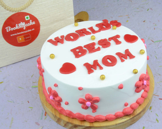 World's Best Mom Cake