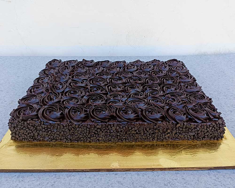 Dark Chocolate Overload Party Cake