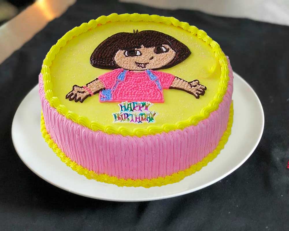 Dora Cartoon Cake