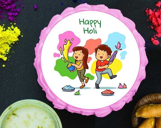 Happy Holi Cake