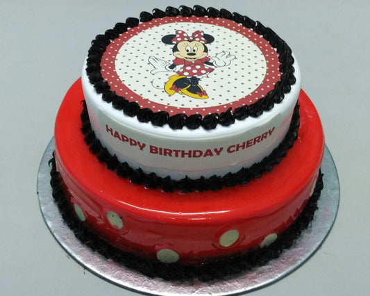 Minnie Mouse Cake - 2 tier
