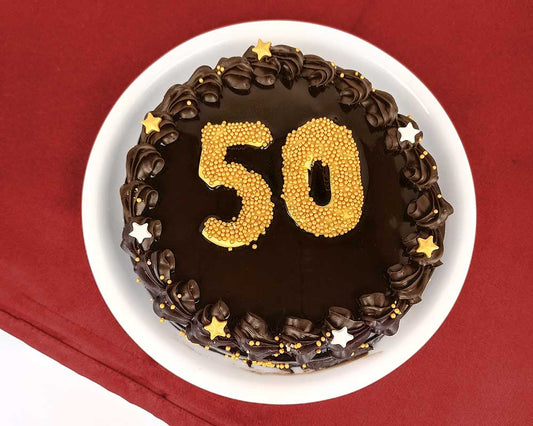 Dark Chocolate Truffle Cake - 50 Year