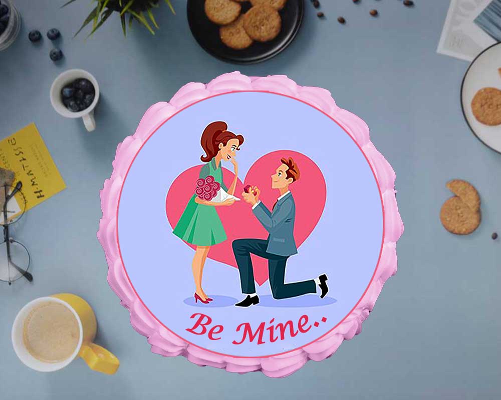 Be Mine Photo Cake