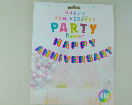 Happy Anniversary - Party Banner