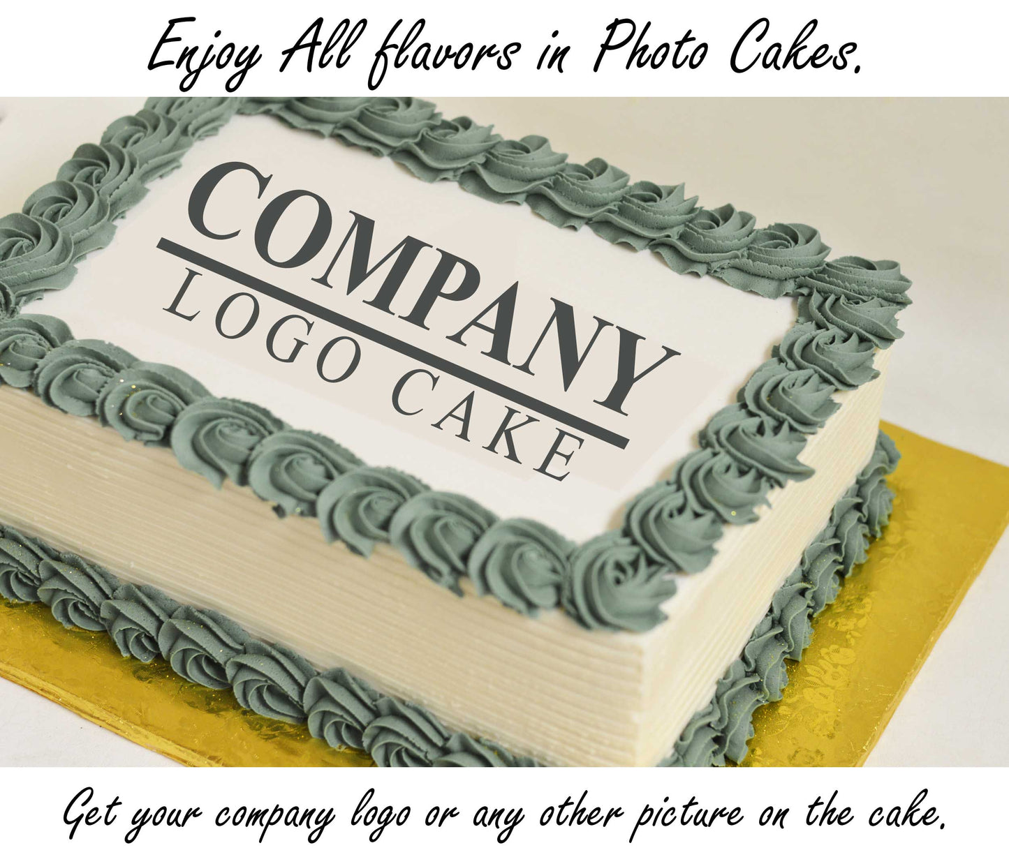Company Logo Cake