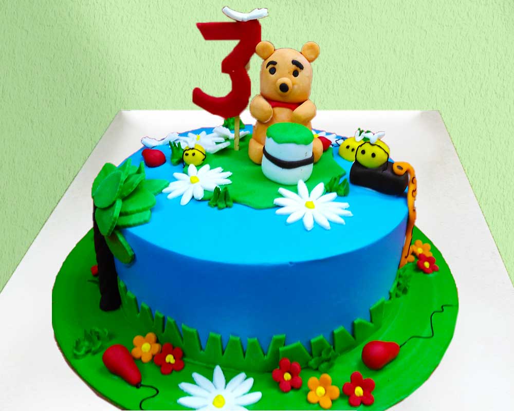 2 Tier Animals theme cake