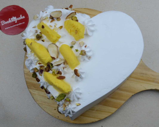 Rasmalai Heart Cake