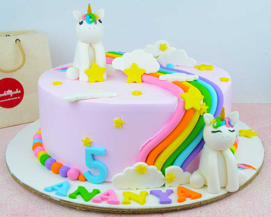 Unicorn Rainbow Cake D2