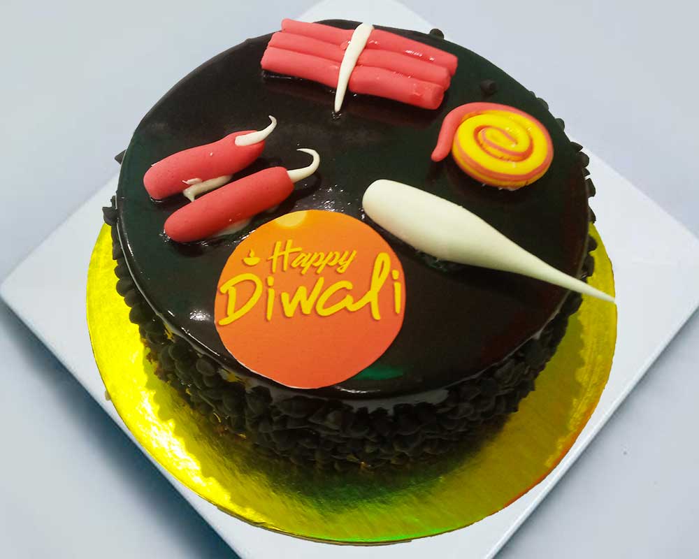 Chocolate Celebration Diwali Cake