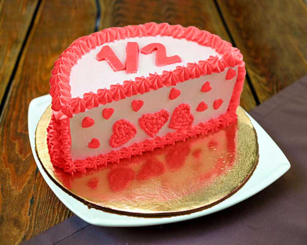 Six Months Anniversary Cake at Best Designs | DoorstepCake