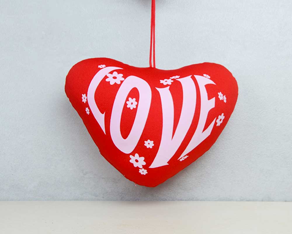 Love Heart Shape Soft Cushion - D2