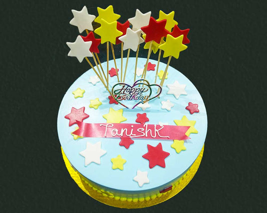 Stars D7 Mini Designer Cake